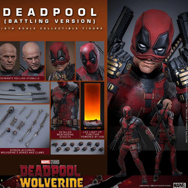 Hot Toys - Deadpool Battling Version (PREVENTA)