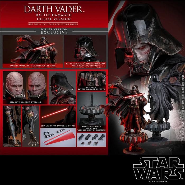 Hot Toys | Darth Vader™ (Battle Damaged) (Deluxe Version)