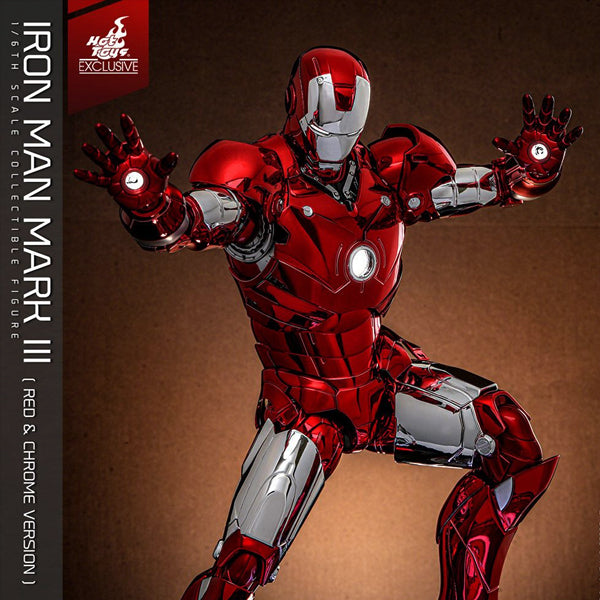 Iron Man Mark III (Red and Chrome)