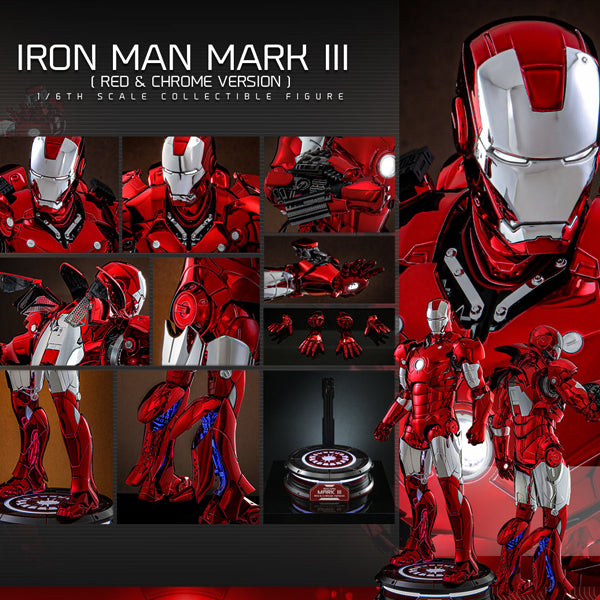 Iron Man Mark III (Red and Chrome)