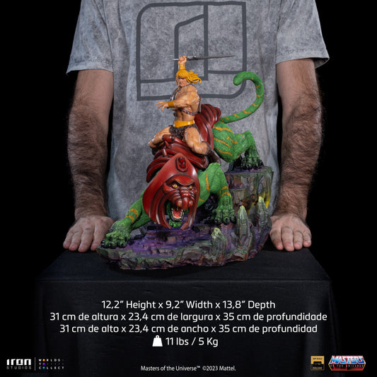 Iron Studios - He-Man and Battlecat (Statue Art Scale 1/10)