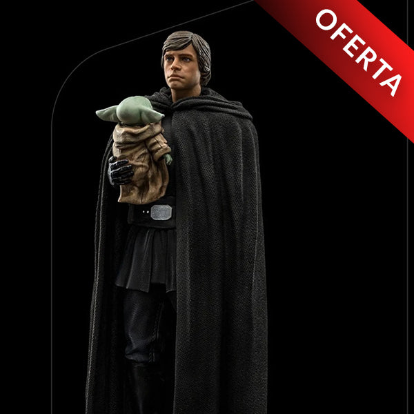 Iron Studios - Luke Skywalker and Grogu (The Mandalorian)