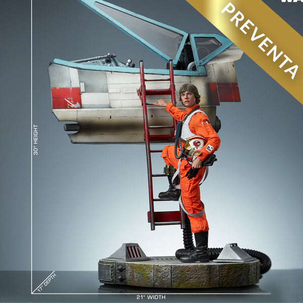 Sideshow - Luke Skywalker & X-Wing: Red Five, Standing By (PREVENTA)
