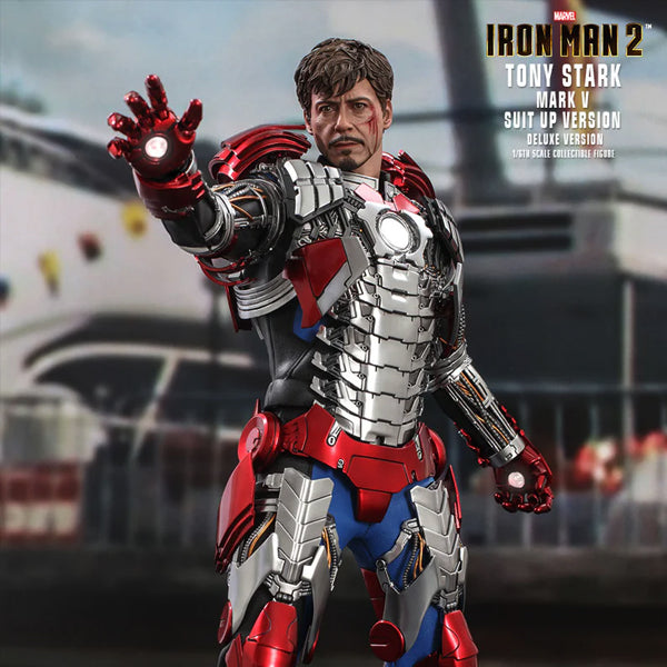 Hot Toys - Tony Stark (Mark V Suit Up) Deluxe