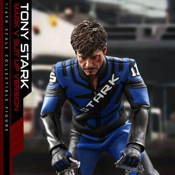 Hot Toys - Tony Stark (Mark V Suit Up) Deluxe