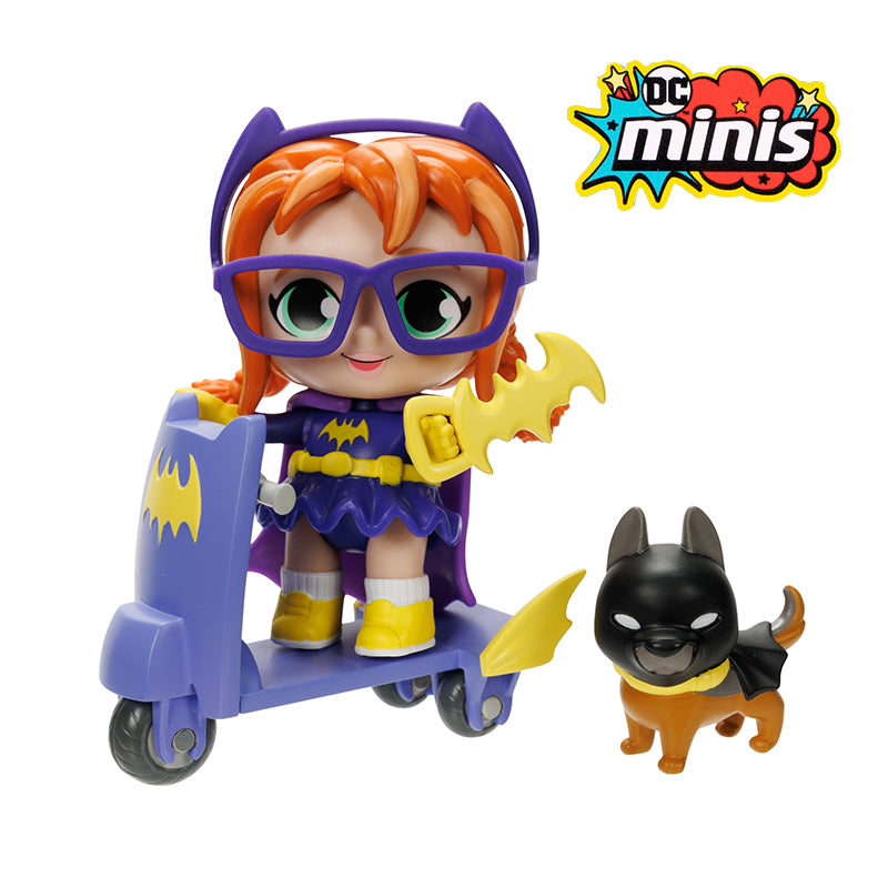 DC MINIS 3" BATGIRL WITH SCOOTER & PET