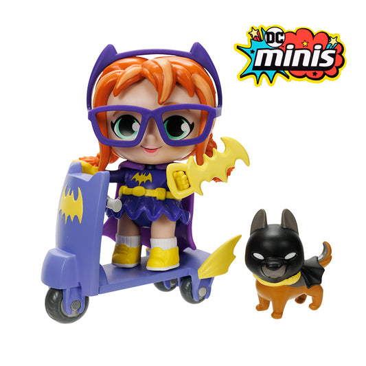 DC MINIS 3" BATGIRL WITH SCOOTER & PET