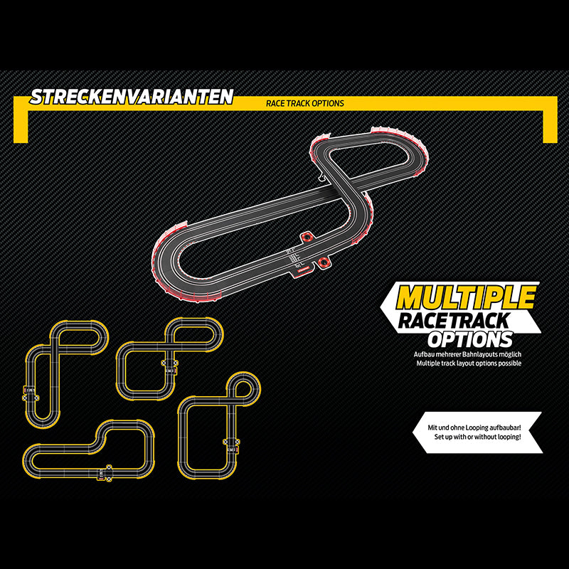 Redbull vs Ferrari, Pista Eléctrica de Carreras de Formula de 4.6 metros