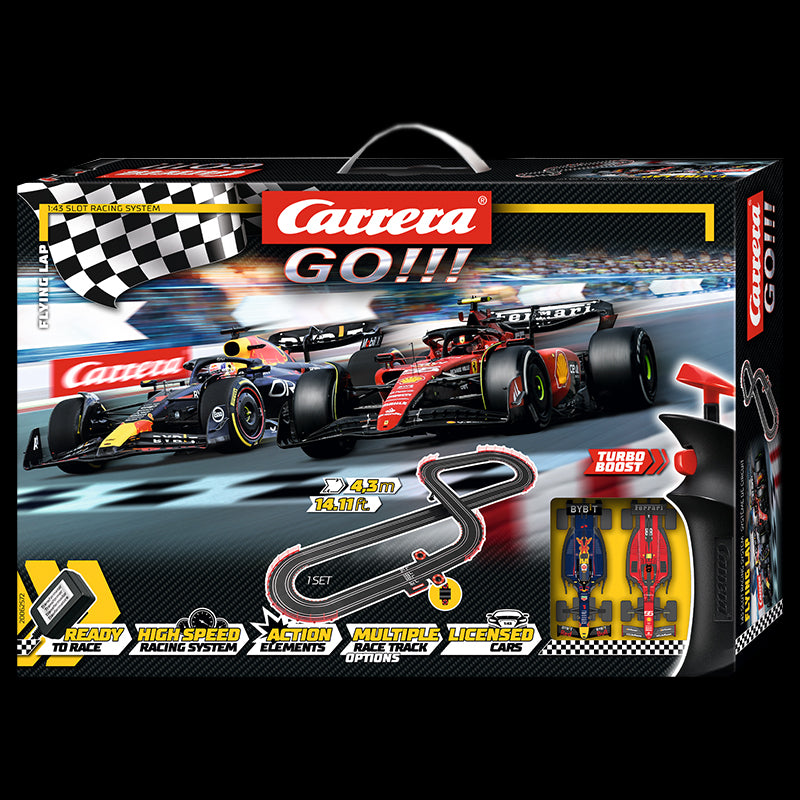 Redbull vs Ferrari, Pista Eléctrica de Carreras de Formula de 4.6 metros