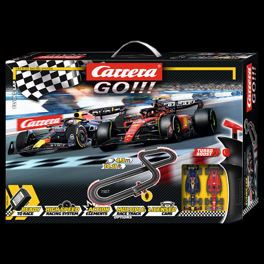 Redbull vs Ferrari, Pista Eléctrica de Carreras de Formula de 4.6 metros