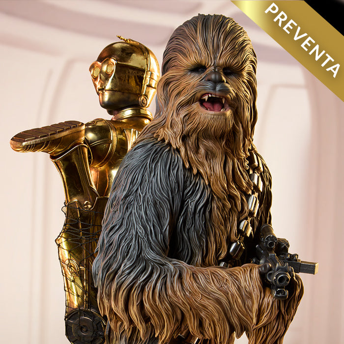Sideshow - Chewbacca & C-3PO (PREVENTA)