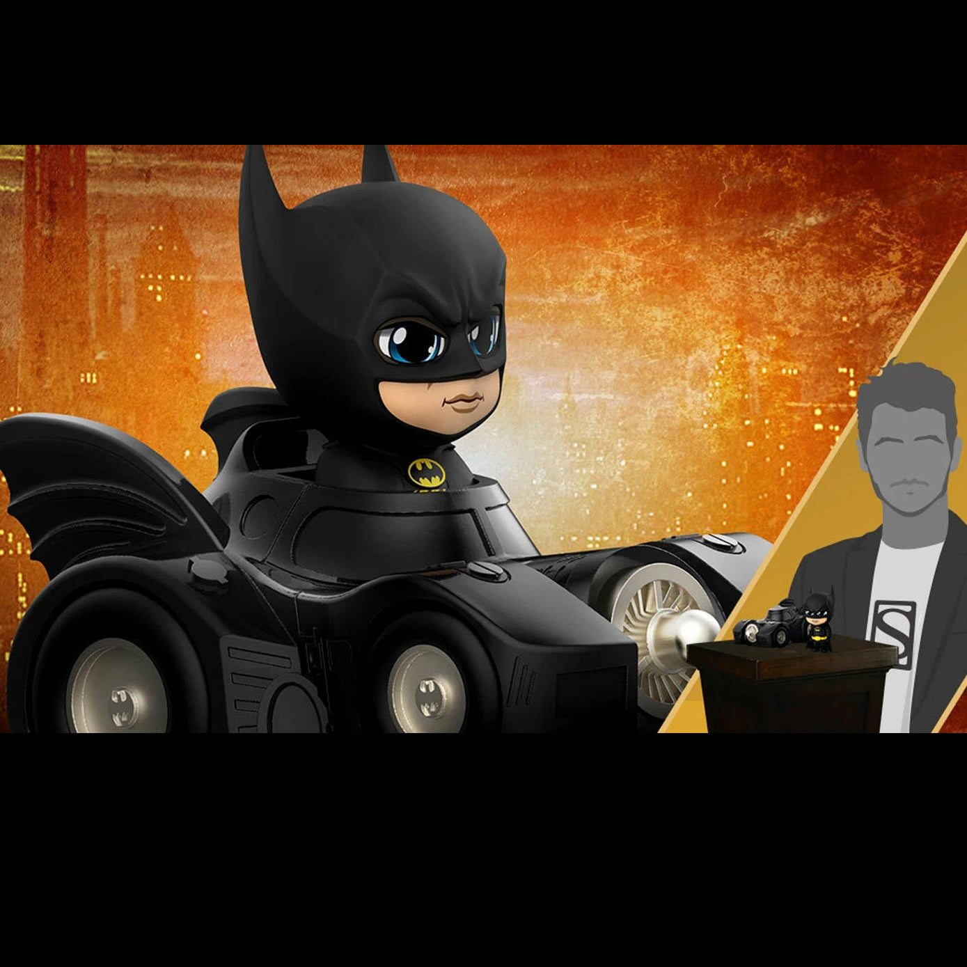 Cosbaby | Batman & Batmobile