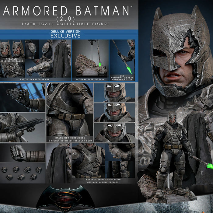 Hot Toys | Armored Batman (2.0) (Deluxe Version)