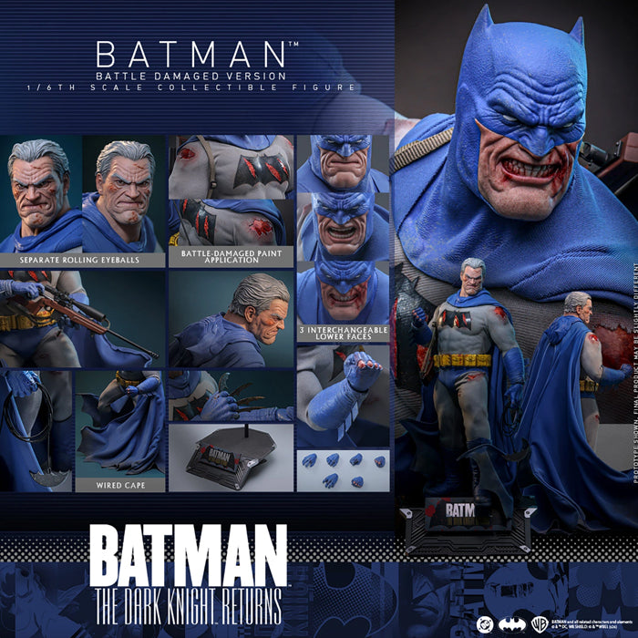 Hot Toys | Batman Battle Damaged Version (Preventa)