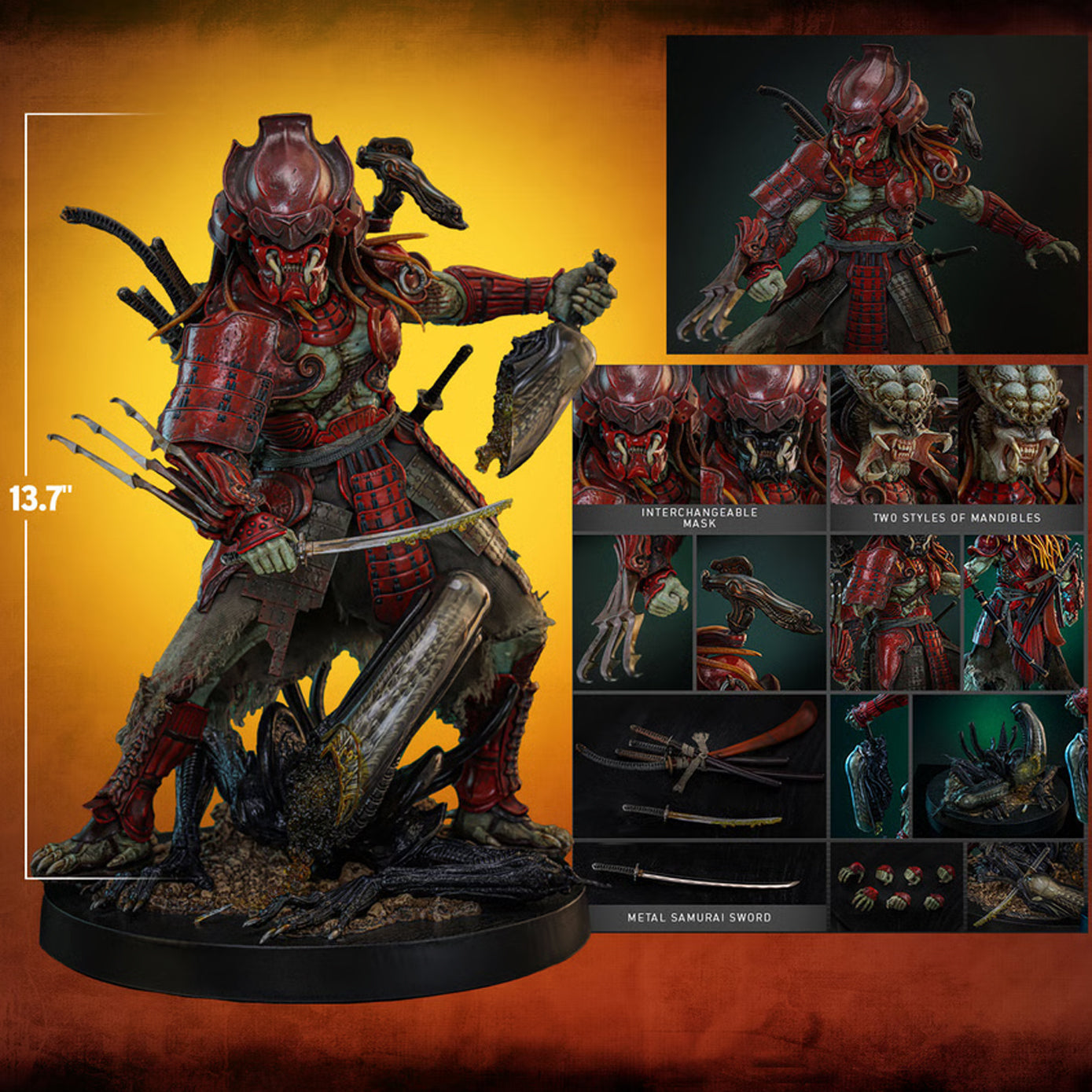 Hot Toys - Akaoni Samurai Predator