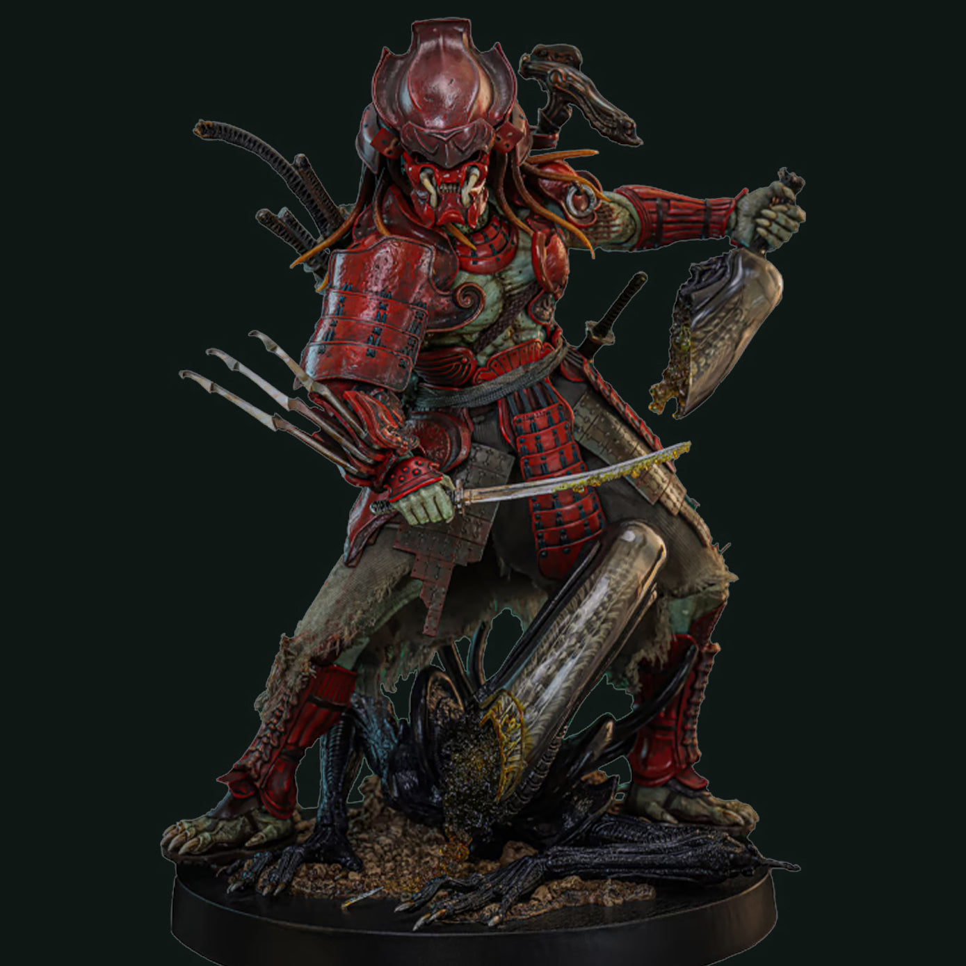 Hot Toys - Akaoni Samurai Predator