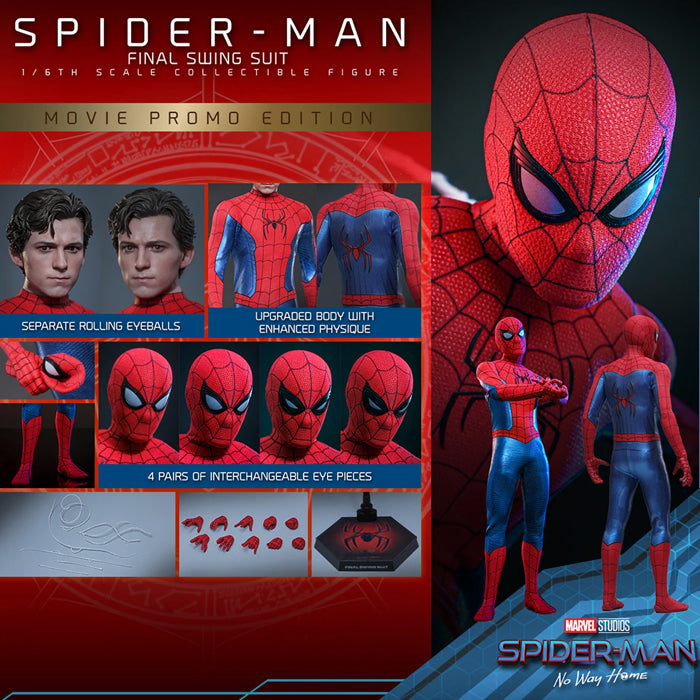 Hot Toys - Spider-Man (Final Swing Suit) (Movie Promo Edition) | PREVENTA