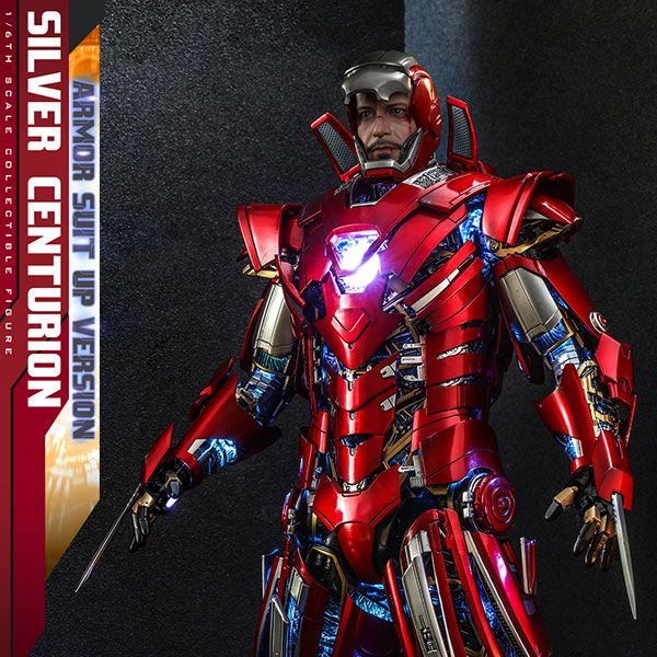 Hot Toys - Iron Man Silver Centurion (Armor Suit Up Ver.)
