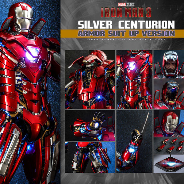 Hot Toys - Iron Man Silver Centurion (Armor Suit Up Ver.)