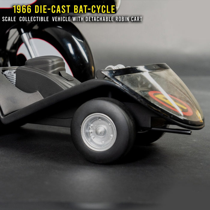 Jazzinc Dioramas | 1966 Batcycle with Sidecar (PREVENTA)