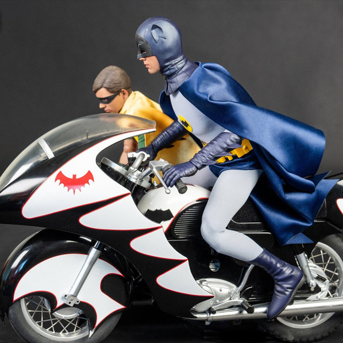 Jazzinc Dioramas | 1966 Batcycle with Sidecar (PREVENTA)