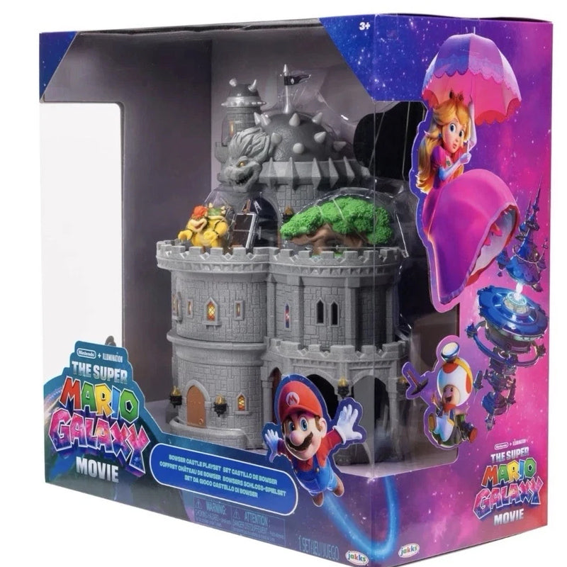 Mario Galaxy Movie - Bowser Castle Playset (con Bowser de 1,5 pulgadas)