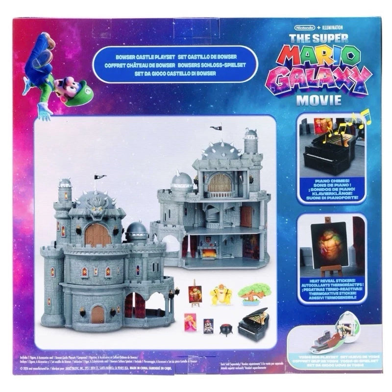 Mario Galaxy Movie - Bowser Castle Playset (con Bowser de 1,5 pulgadas)