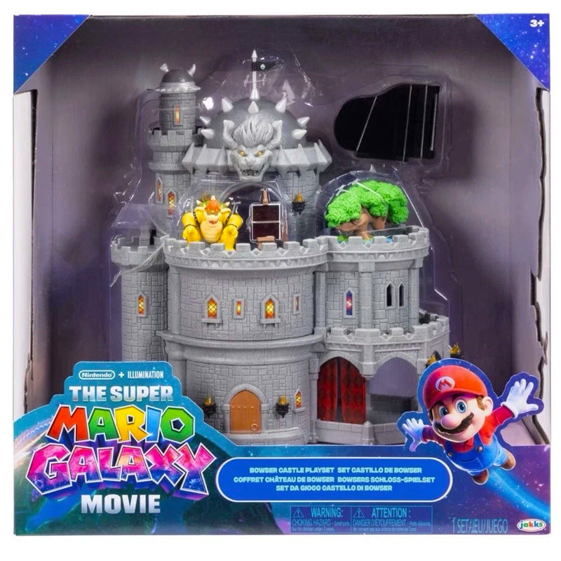 Mario Galaxy Movie - Bowser Castle Playset (con Bowser de 1,5 pulgadas)