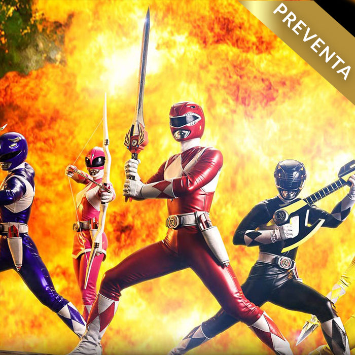 Prime 1 | Power Rangers 5-Ranger Set (Deluxe Bonus Version) - PREVENTA
