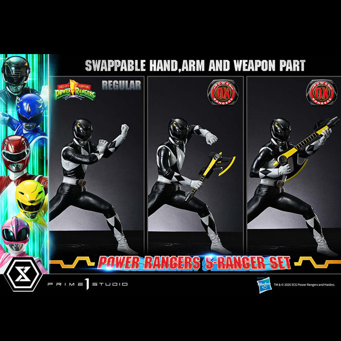 Prime 1 | Power Rangers 5-Ranger Set (Deluxe Bonus Version) - PREVENTA
