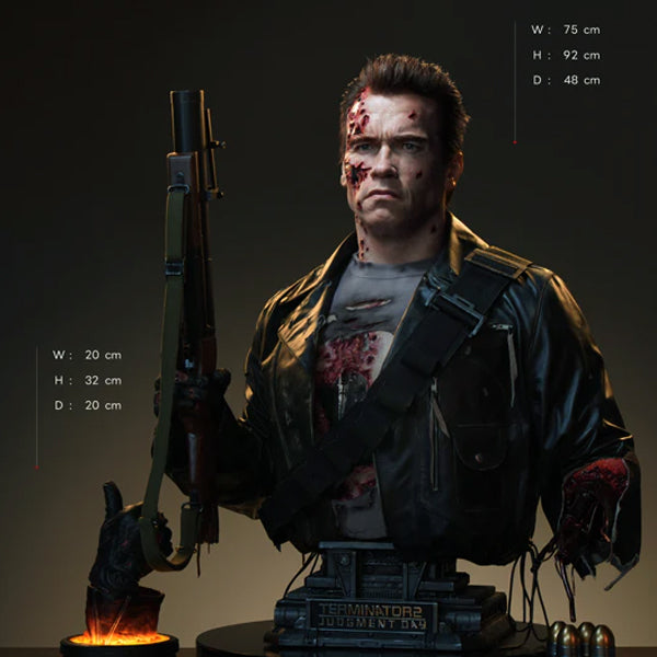 Queen Studios - T-800 Battle Damaged (Mechanical) - PREVENTA