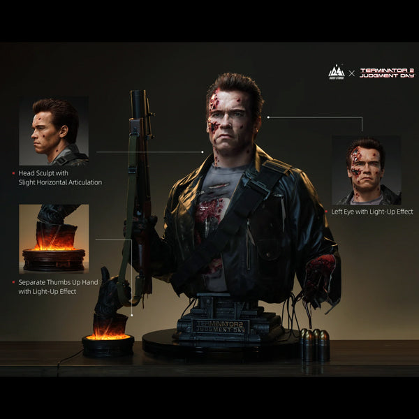 Queen Studios - T-800 Battle Damaged (Mechanical) - PREVENTA