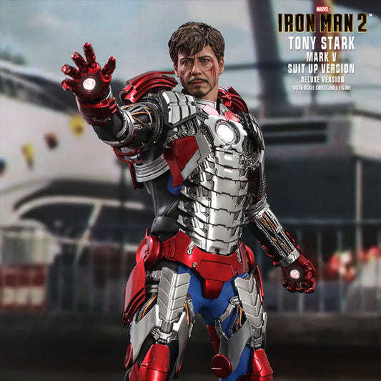 Hot Toys - Tony Stark (Mark V Suit Up) Deluxe